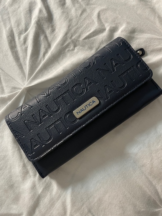 Nautica Handbags - NWOT Nautica Embossed Logo Wallet in Navy